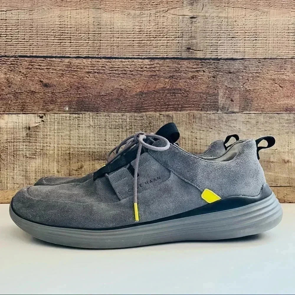 Cole Haan Men’s Grandsport Apron Sneaker-Quiet Shade Grey